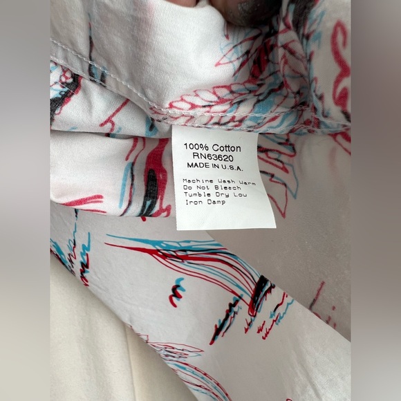 GITMAN BROS. Vintage 3D Hawaiian Print Button-Down Shirt size S - Picture 6 of 8